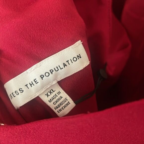 Dress The Population Anita Crepe Sheath Cocktail Dress Size XXL NWT - Picture 9 of 9